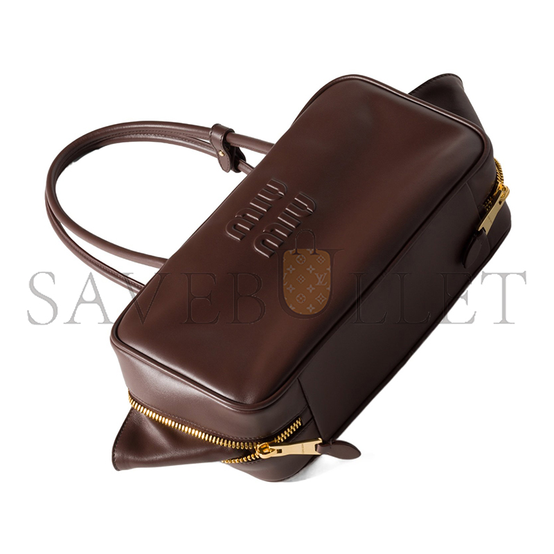 M1v M1v beau leather top-handle bag 5bb172 06 (29*17*9cm)